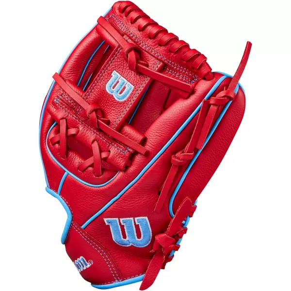 imageWILSON A500 Youth Baseball GlovesRedBlueWhite