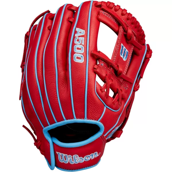 imageWILSON A500 Youth Baseball GlovesRedBlueWhite