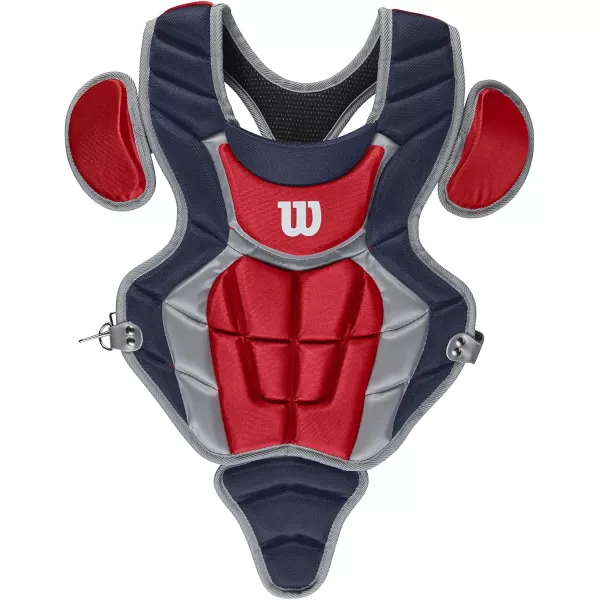 imageWILSON C200 Youth 3Piece Catchers Gear SetNavyScarlet