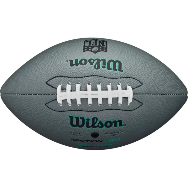 imageWILSON NFL Ignition Pro Eco Football  Green Junior Size