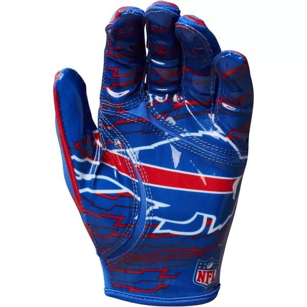 imageWILSON NFL Stretch Fit Football Gloves  Youth and Adult SizesBuffalo Bills