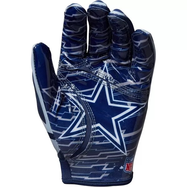 imageWILSON NFL Stretch Fit Football Gloves  Youth and Adult SizesDallas Cowboys