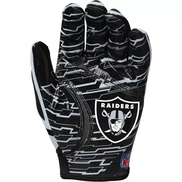 imageWILSON NFL Stretch Fit Football Gloves  Youth and Adult SizesLas Vegas Raiders