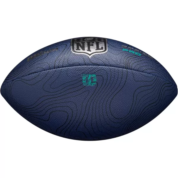 imageWILSON NFL Stride Pro Eco Football  Navy Official Size