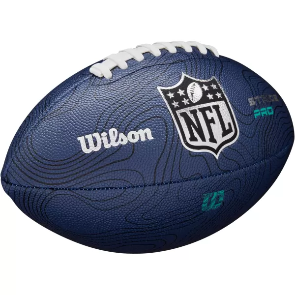 imageWILSON NFL Stride Pro Eco Football  Navy Official Size