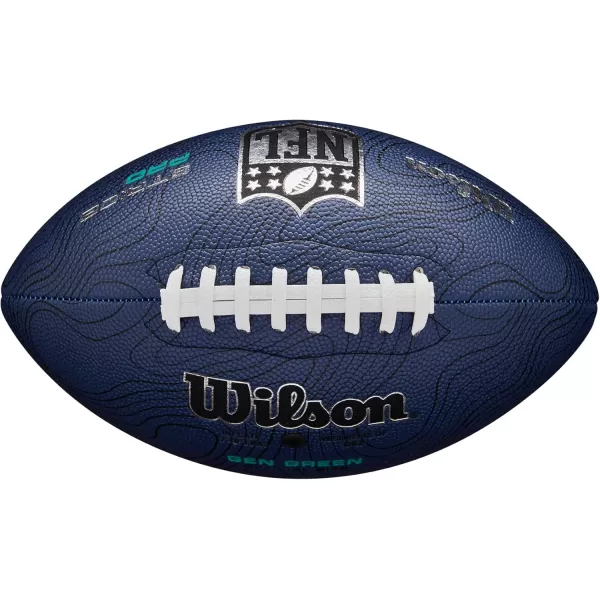 imageWILSON NFL Stride Pro Eco Football  Navy Official Size