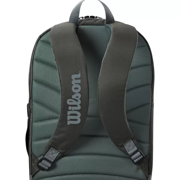 imageWILSON Tour Tennis Racket Bag  Dark Green and Stone GreyDark Green