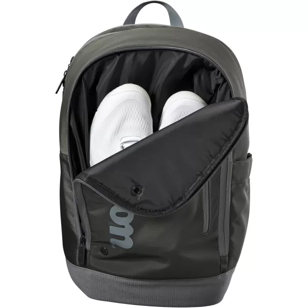 imageWILSON Tour Tennis Racket Bag  Dark Green and Stone GreyDark Green