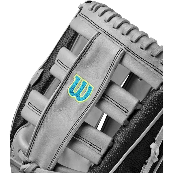 imageWilson 2024 A2000 Slowpitch Softball GlovesBlackGreyTeal