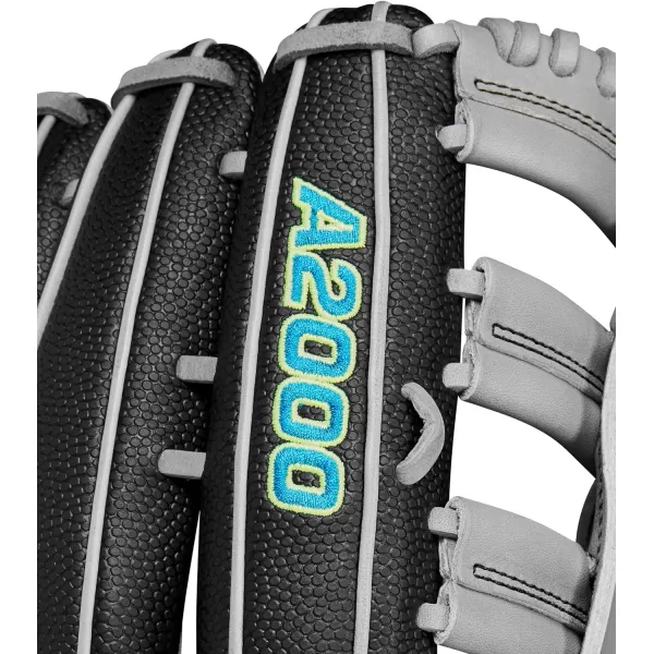 imageWilson 2024 A2000 Slowpitch Softball GlovesBlackGreyTeal