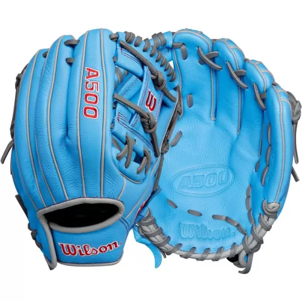 imageWILSON A500 Youth Baseball GlovesBlueGreyRed