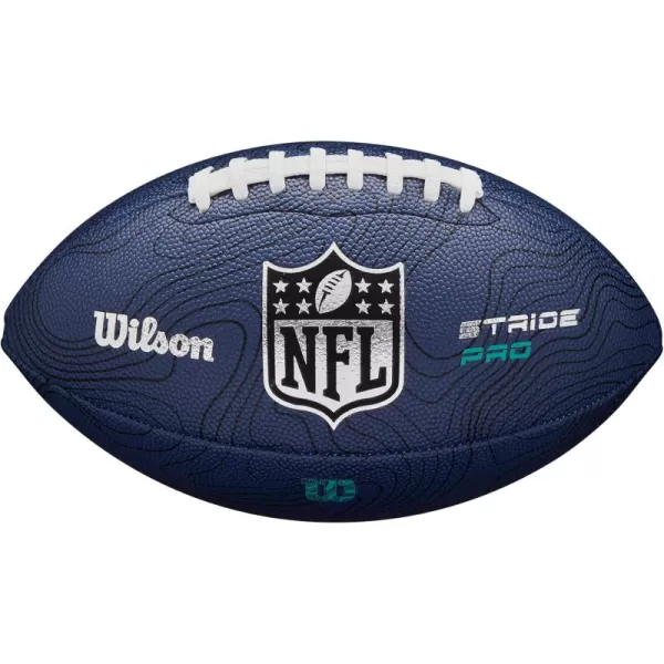 imageWILSON NFL Stride Pro Eco Football  Navy Official Size