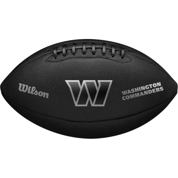 imageWILSON NFL Team Metallic Premiere Footballs  Official SizeWashington Commanders