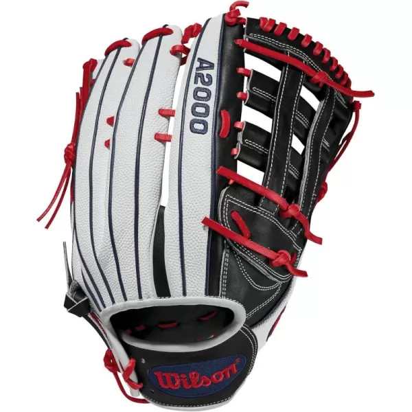 imageWilson A2000 SuperSkin Slowpitch Softball Glove SeriesBlackRed