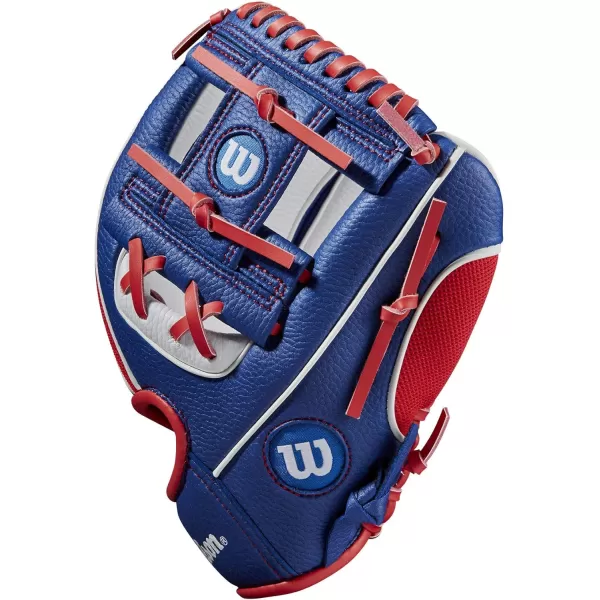 imageWILSON 2022 A200 EZ Catch 10quot Baseball Glove  RoyalRedWhite Left Hand Throw