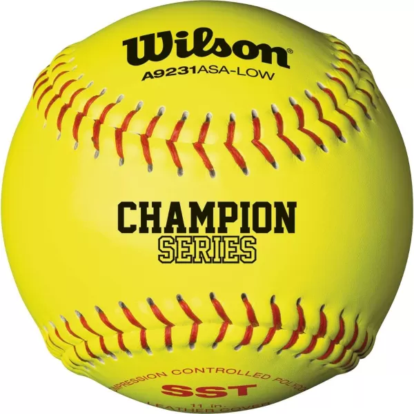 imageWILSON A ASA  Softball Dzn 1Optic Yellow