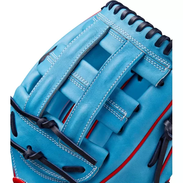 imageWILSON A2000 Outfield Baseball GlovesSky BlueRed