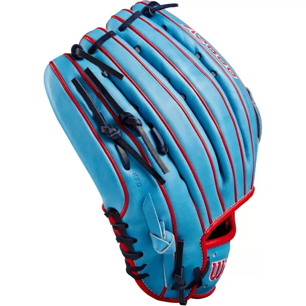 imageWILSON A2000 Outfield Baseball GlovesSky BlueRed