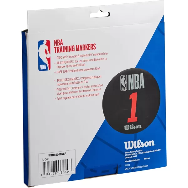 imageWILSON NBA DRV Basketball Training MarkersBlack