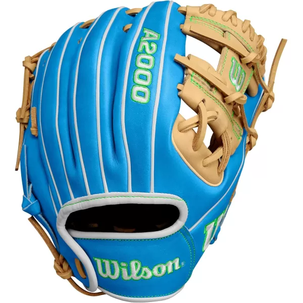 imageWILSON Winter 2024 A2000 Infield Baseball GlovesSky BlueBlonde