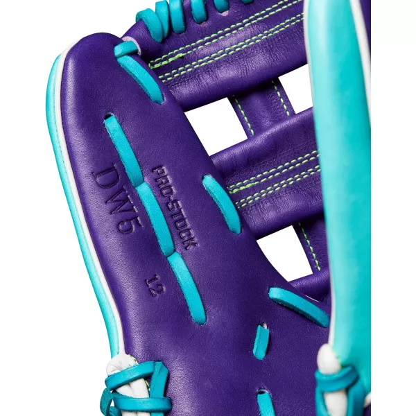 imageWILSON Winter 2024 A2000 Infield Baseball GlovesTealPurpleGreen