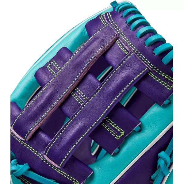 imageWILSON Winter 2024 A2000 Infield Baseball GlovesTealPurpleGreen