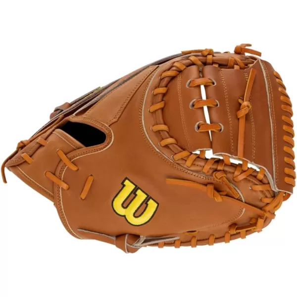 imageWilson 2024 A2000 Baseball Catchers Mitts  33quot and 335quotSaddle Tan