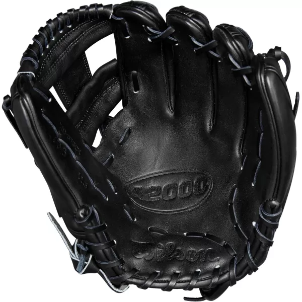 imageWilson 2024 A2000 Infield Baseball Gloves  1125quot 115quot 1175quot and 12quotBlackYellow