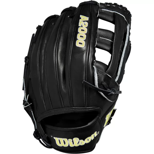 imageWilson 2024 A2000 Infield Baseball Gloves  1125quot 115quot 1175quot and 12quotBlackYellow