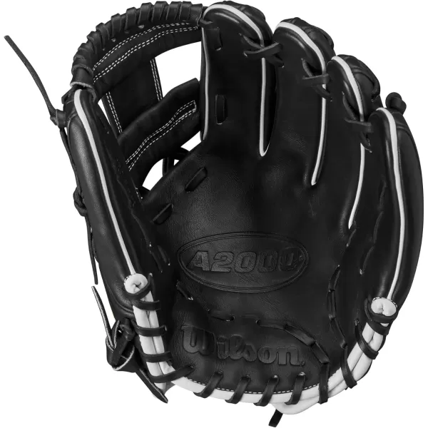 imageWilson 2024 A2000 Infield Baseball Gloves  1125quot 115quot 1175quot and 12quotBlackYellowGrey