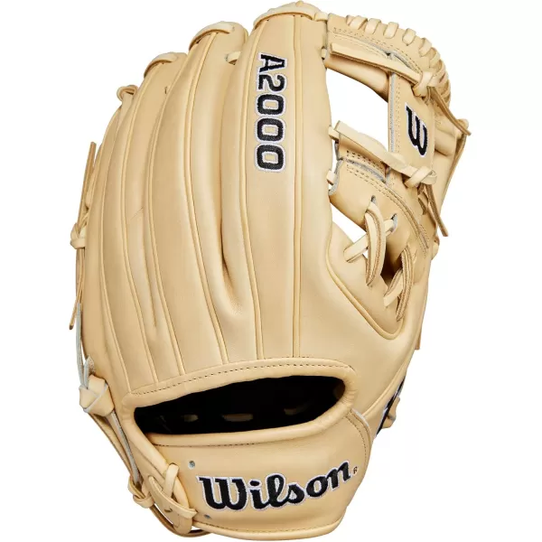 imageWilson 2024 A2000 Infield Baseball Gloves  1125quot 115quot 1175quot and 12quotBlondeBlack