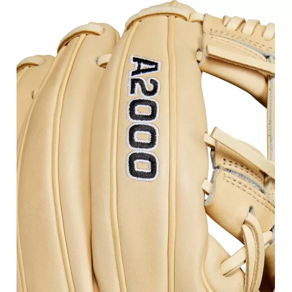 imageWilson 2024 A2000 Infield Baseball Gloves  1125quot 115quot 1175quot and 12quotBlondeBlack