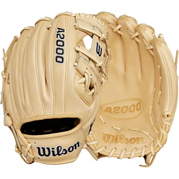 imageWilson 2024 A2000 Infield Baseball Gloves  1125quot 115quot 1175quot and 12quotBlondeBlack