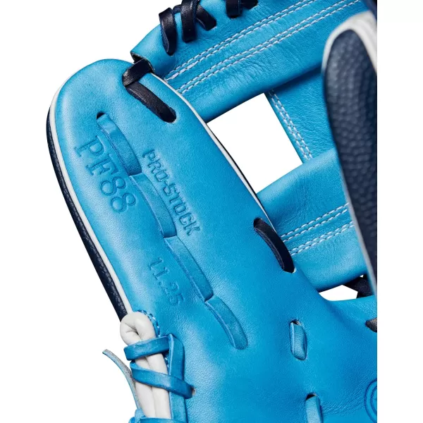 imageWilson 2024 A2000 Infield Baseball Gloves  1125quot 115quot 1175quot and 12quotNavySky BlueWhite