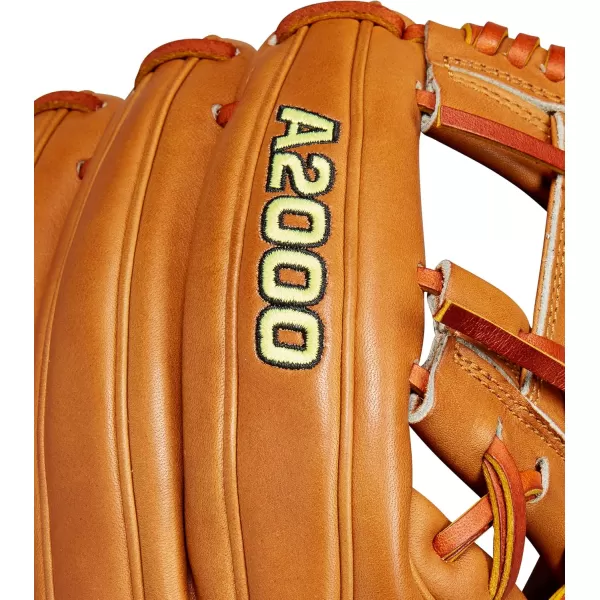 imageWilson 2024 A2000 Infield Baseball Gloves  1125quot 115quot 1175quot and 12quotSaddle Tan