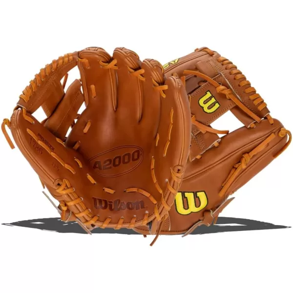 imageWilson 2024 A2000 Infield Baseball Gloves  1125quot 115quot 1175quot and 12quotSaddle Tan