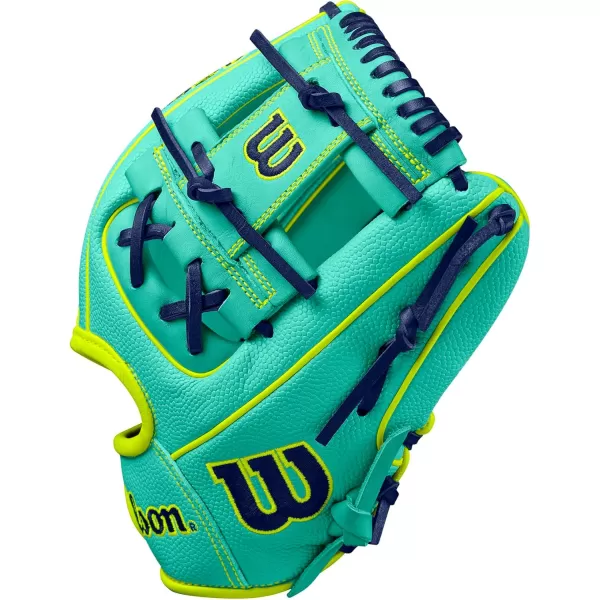 imageWilson 2024 A2000 Infield Baseball Gloves  1125quot 115quot 1175quot and 12quotSeafoamOptic Yellow