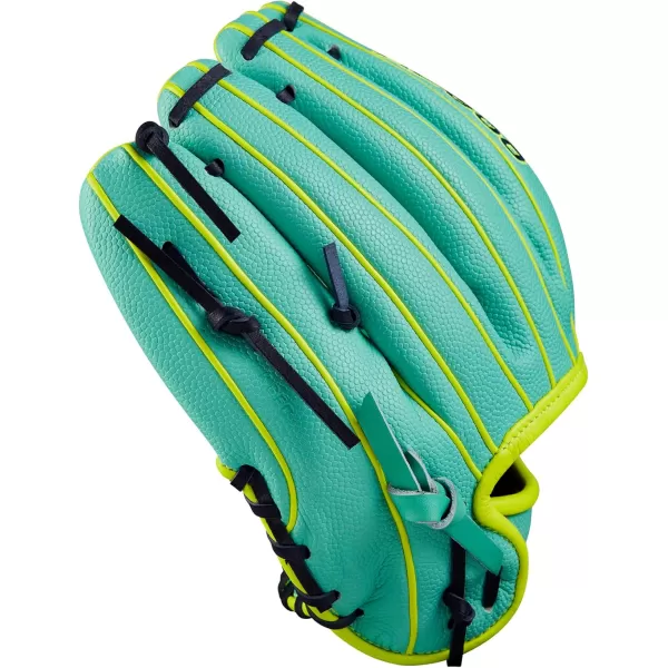 imageWilson 2024 A2000 Infield Baseball Gloves  1125quot 115quot 1175quot and 12quotSeafoamOptic Yellow