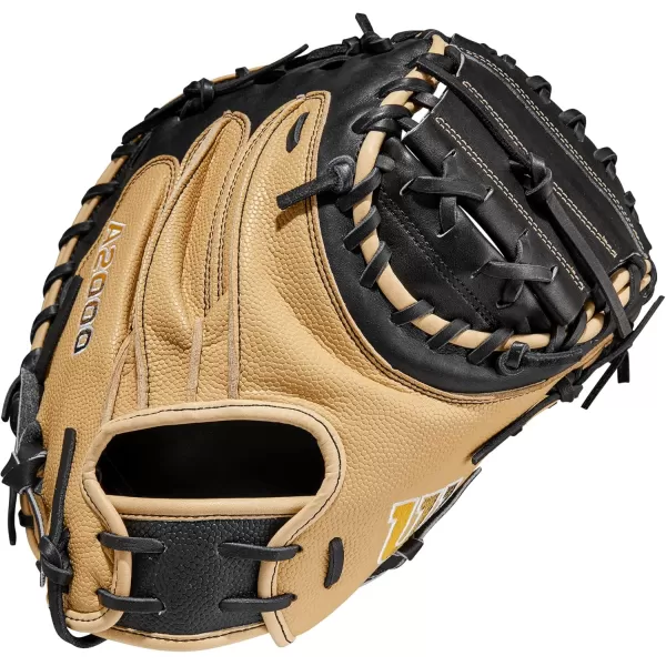 imageWilson A2000 Catchers Mitts  33quot 335quot and 34quotBlackBlonde