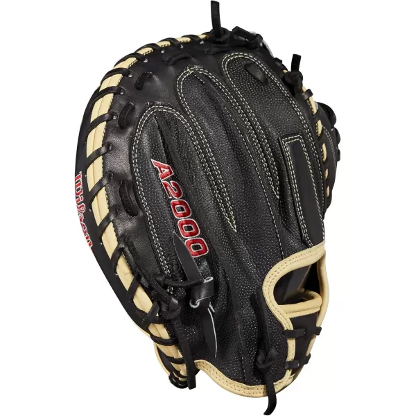 imageWilson A2000 Catchers Mitts  33quot 335quot and 34quotBlackBlonde