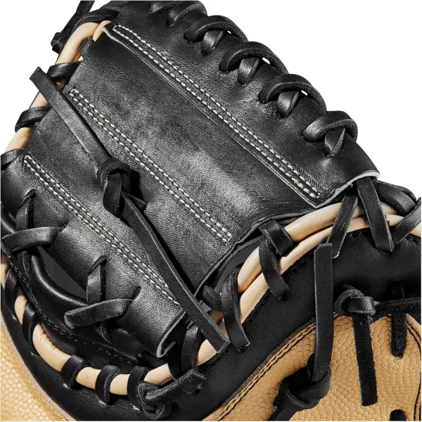 imageWilson A2000 Catchers Mitts  33quot 335quot and 34quotBlackBlonde