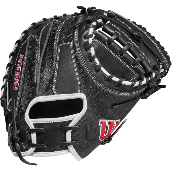 imageWilson A2000 Catchers Mitts  33quot 335quot and 34quotBlackWhiteRed