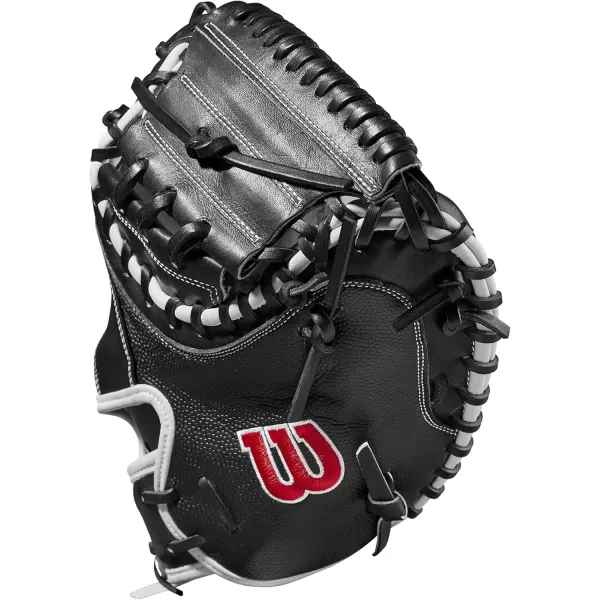 imageWilson A2000 Catchers Mitts  33quot 335quot and 34quotBlackWhiteRed