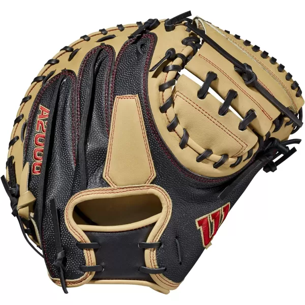 imageWilson A2000 Catchers Mitts  33quot 335quot and 34quotBlondeBlack