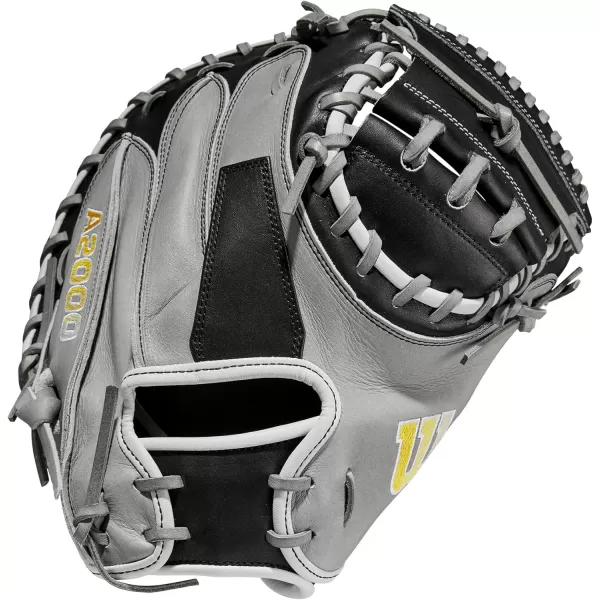 imageWilson A2000 Catchers Mitts  33quot 335quot and 34quotGreyBlack