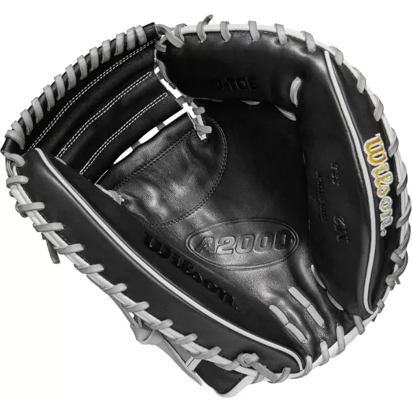 imageWilson A2000 Catchers Mitts  33quot 335quot and 34quotGreyBlack