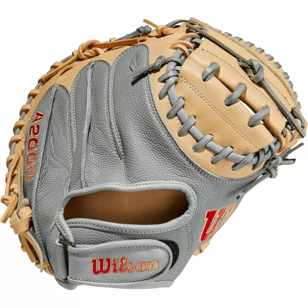 imageWilson A2000 Catchers Mitts  33quot 335quot and 34quotGreyBlonde