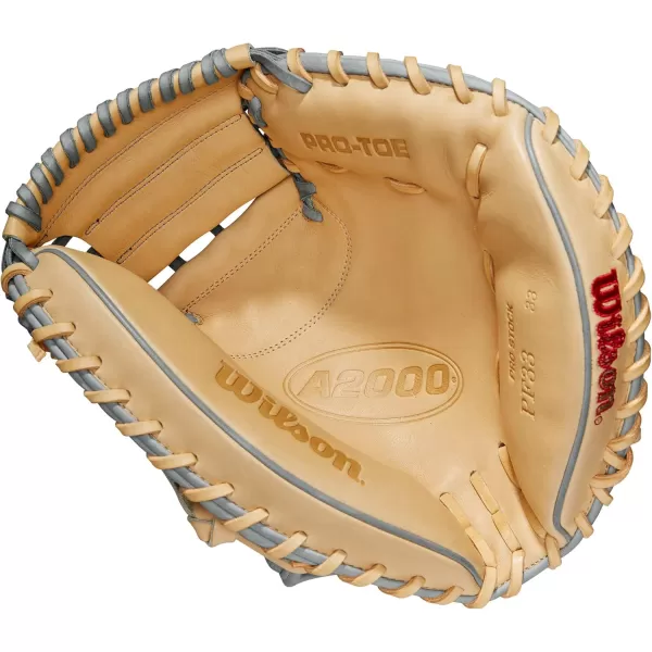 imageWilson A2000 Catchers Mitts  33quot 335quot and 34quotGreyBlonde