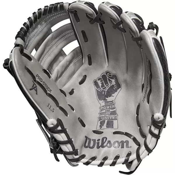 imageWilson A2000 Game Model Baseball Gloves115  BlackGrey  2022 Game Model Glove