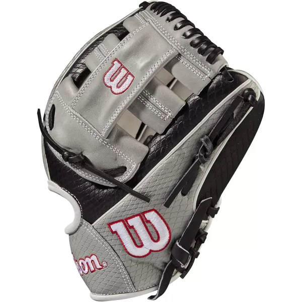 imageWilson A2000 Game Model Baseball Gloves115  BlackGrey  2022 Game Model Glove